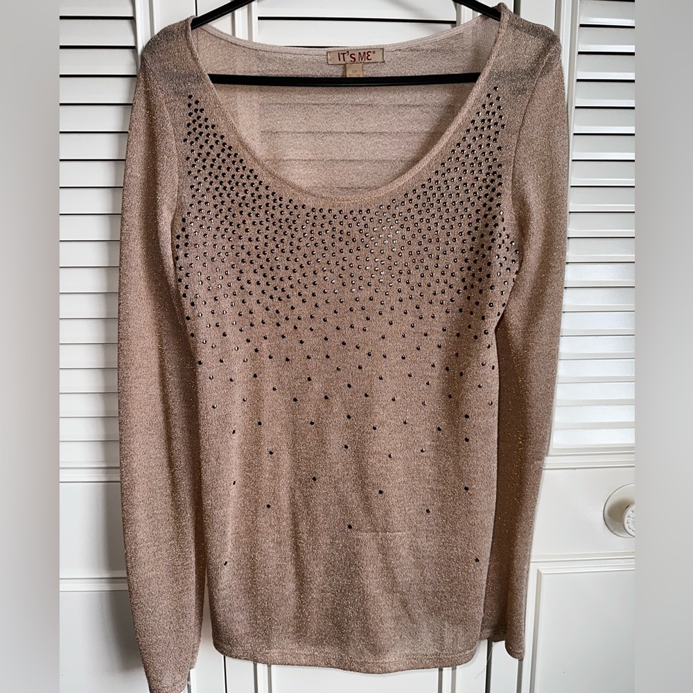 It’s Me long-sleeve Shiny top (S)